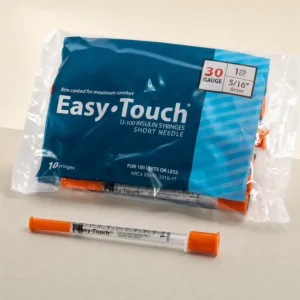 EasyTouch U-100 insulin syringes, 10-pack